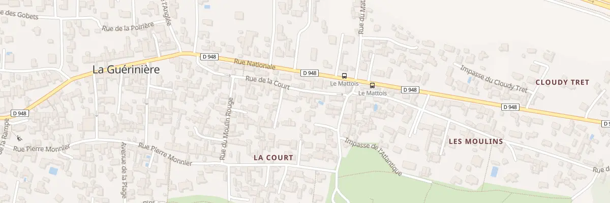 Plan du 42 Rue de la Court à La Guérinière