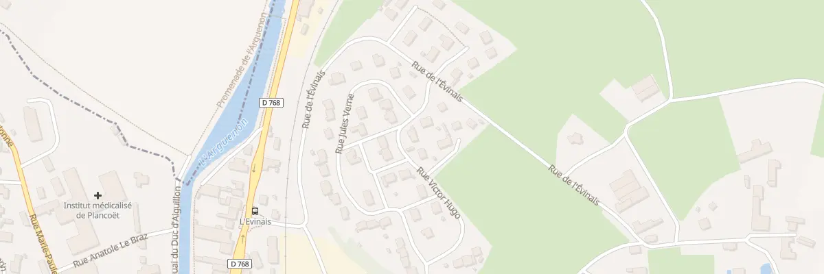 Plan du 5 Rue Jules Verne à Plancoët