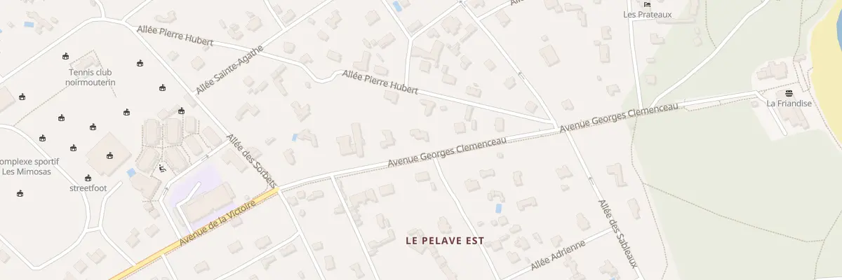 Plan du 9 Av Georges Clemenceau à Noirmoutier-en-l’Île