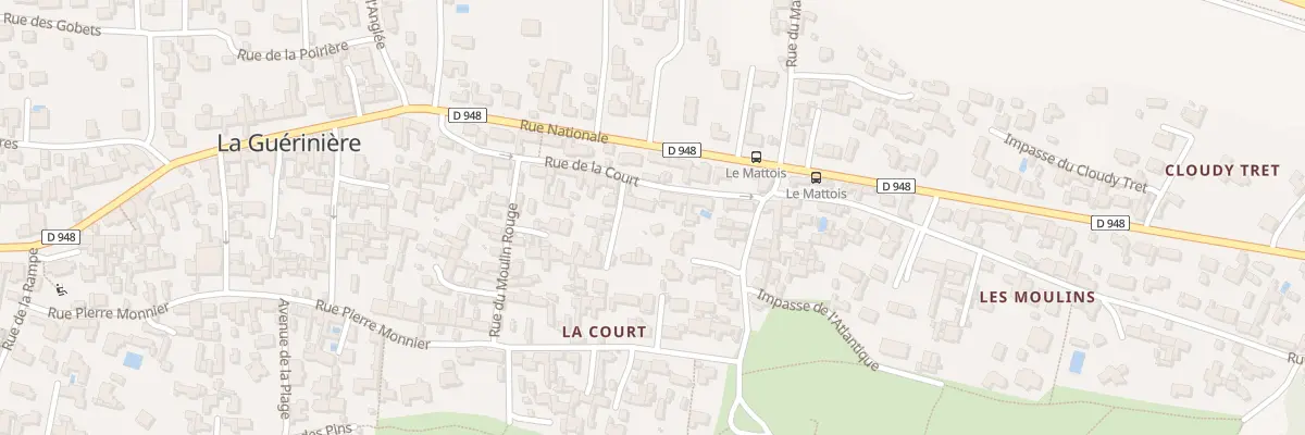 Plan du 40 Rue de la Court à La Guérinière