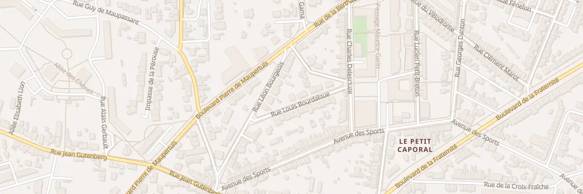 Plan du 14 Rue Louis Bourdaloue à Saint-Nazaire