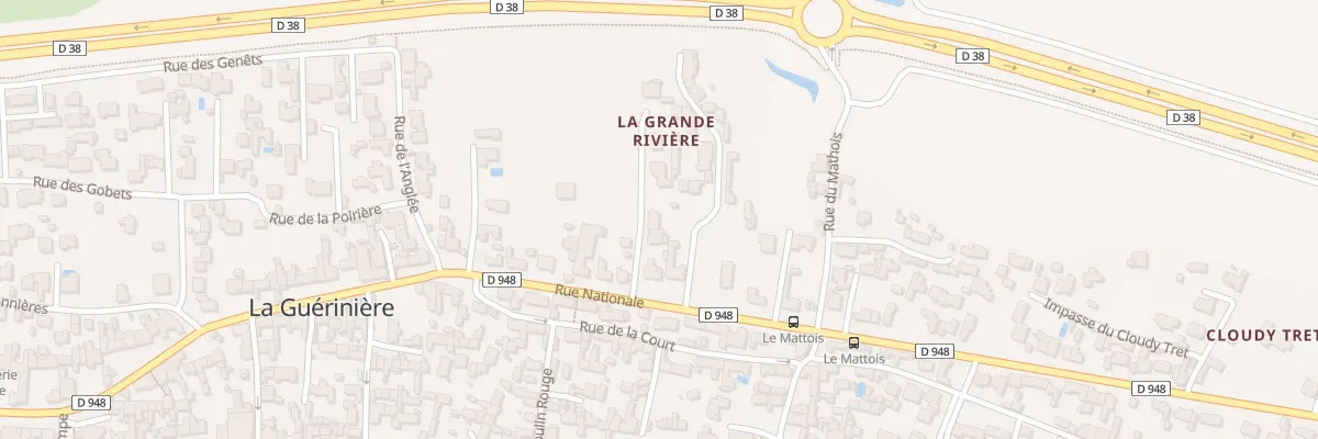Plan du 5658 Rue Nationale à La Guérinière