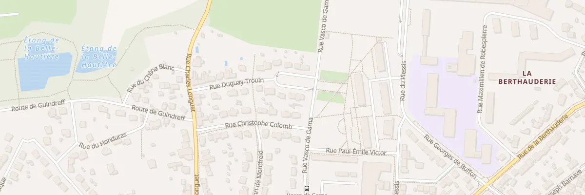 Plan du 16 Rue René Duguay-Trouin à Saint-Nazaire
