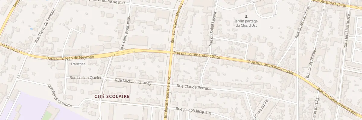 Plan du 95 Rue du Cdt Gustave Gate à Saint-Nazaire