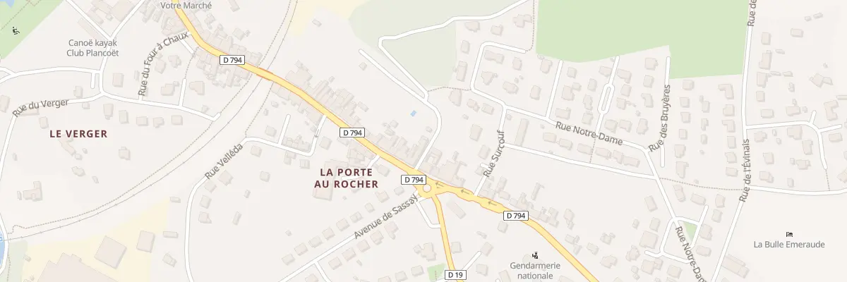Plan du 61 Rue de l’Abbaye à Plancoët