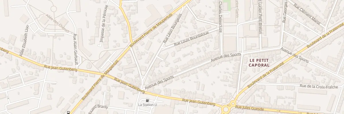 Plan du 25B Rue Louis Bourdaloue à Saint-Nazaire