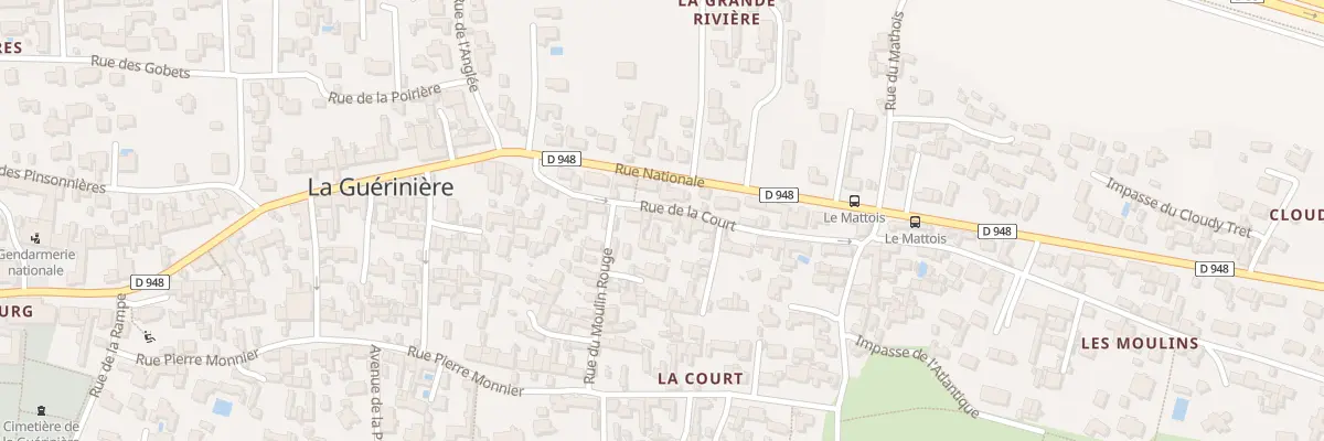 Plan du 18 Rue de la Court à La Guérinière