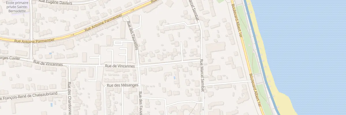 Plan du 6 Rue de Vincennes à Saint-Nazaire