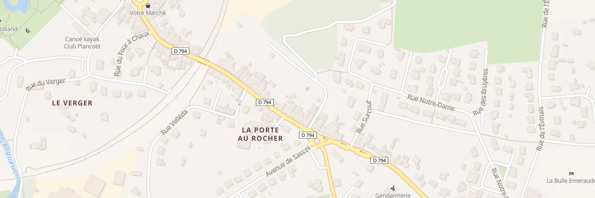 Plan du 51 Rue de l’Abbaye à Plancoët