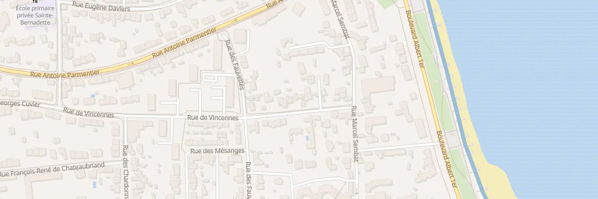 Plan du 8 Rue de Vincennes à Saint-Nazaire