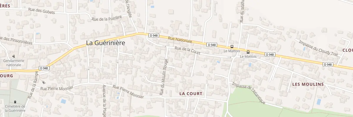 Plan du 14 Rue de la Court à La Guérinière