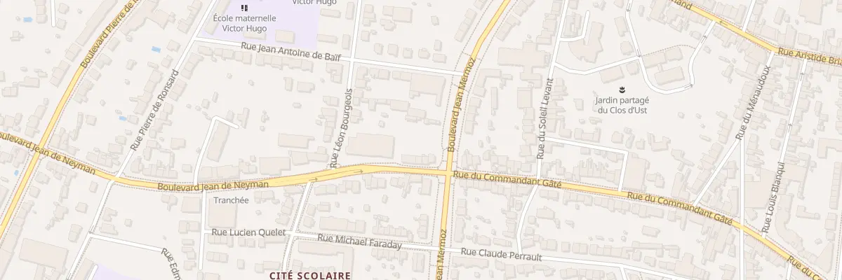 Plan du 124 Rue du Cdt Gustave Gate à Saint-Nazaire