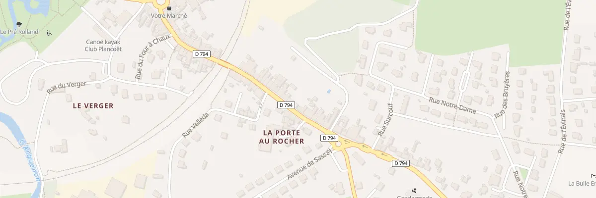 Plan du 47 Rue de l’Abbaye à Plancoët