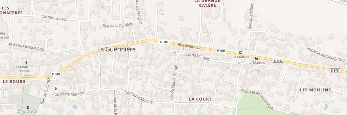 Plan du 2 Rue du Moulin rouge à La Guérinière