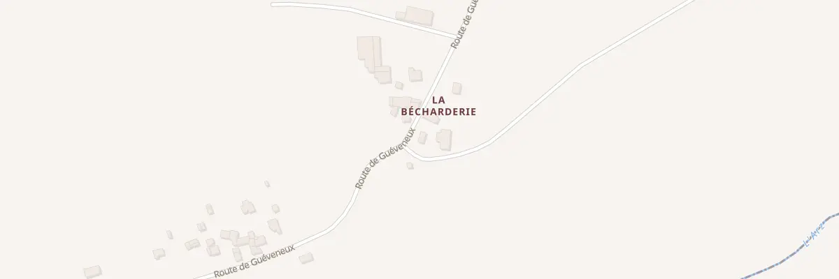 Plan du 5 La Bechardrie à Peillac