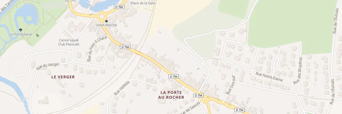 Plan du 37 Rue de l’Abbaye à Plancoët