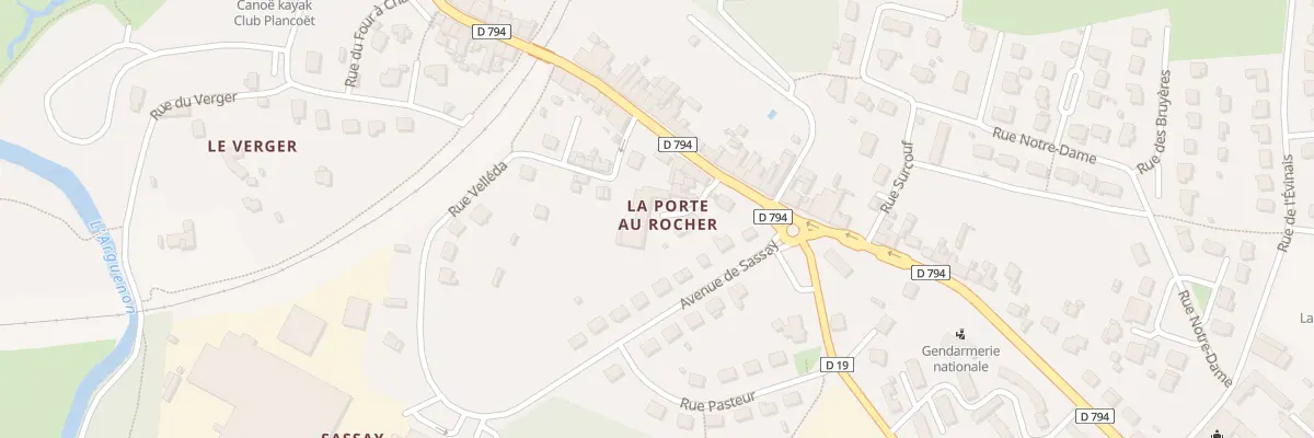Plan du 54 Rue de l’Abbaye à Plancoët