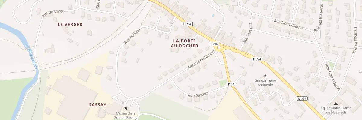 Plan du 12 Av de Sassay à Plancoët