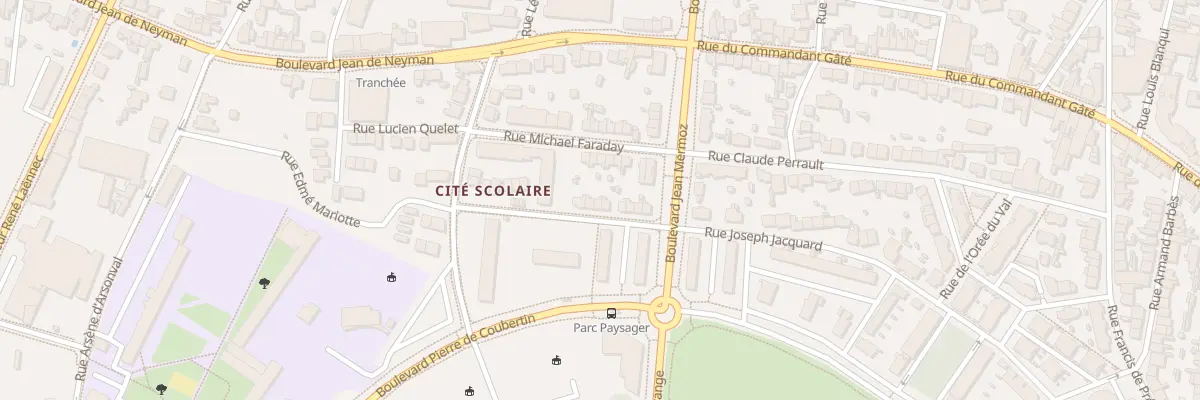 Plan du 12 Rue Louis Thénard à Saint-Nazaire
