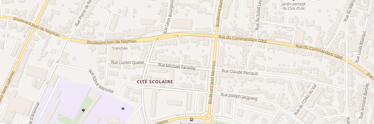 Plan du 10 Rue Michael Faraday à Saint-Nazaire