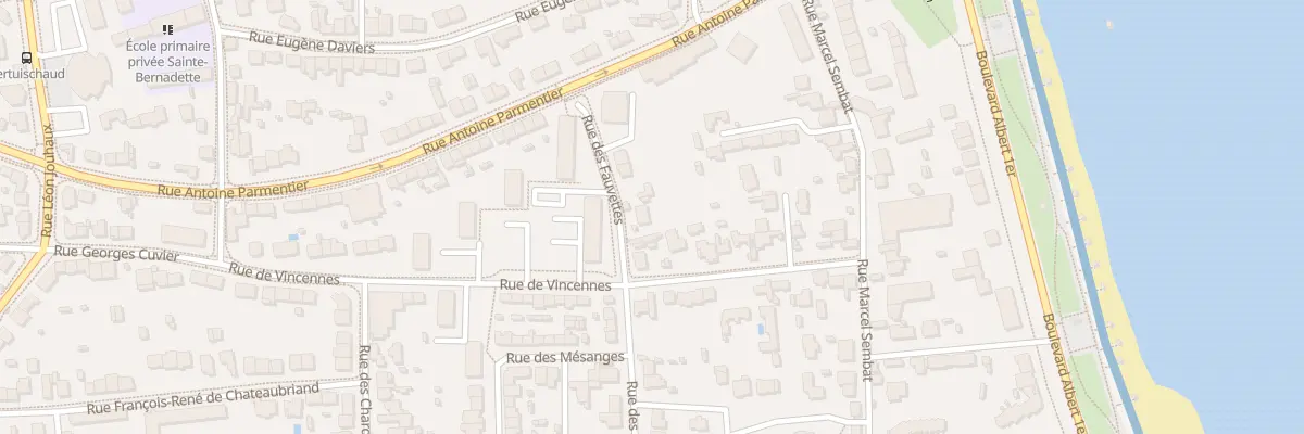 Plan du 40 Rue des Fauvettes à Saint-Nazaire