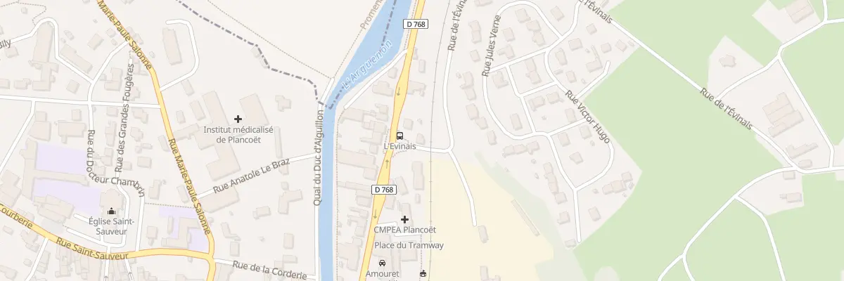Plan du 20 Rue de Dinard à Plancoët