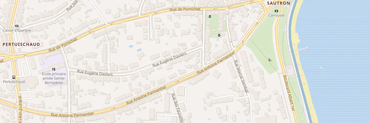Plan du 7 Rue Eugène Daviers à Saint-Nazaire