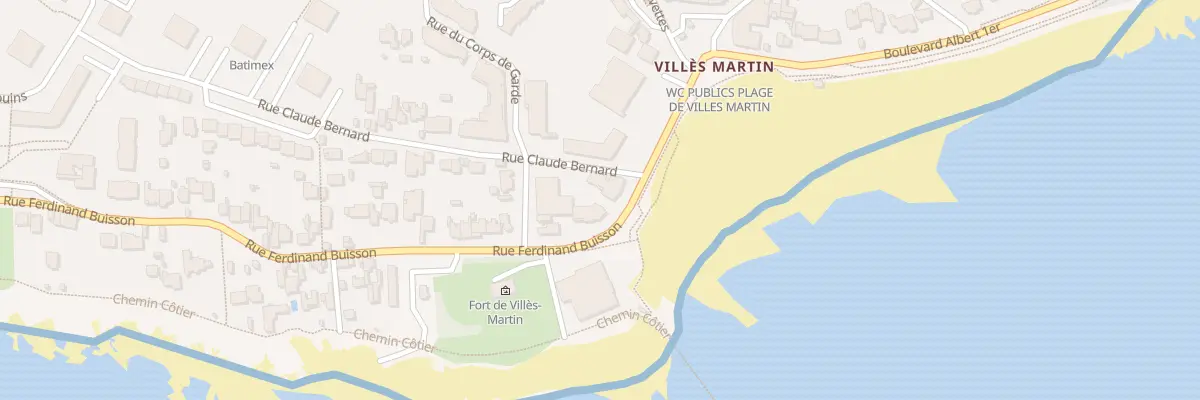 Plan du 12 Rue Ferdinand Buisson à Saint-Nazaire