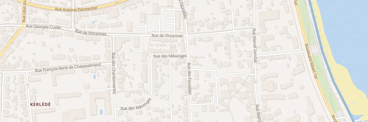 Plan du 45 Rue des Fauvettes à Saint-Nazaire