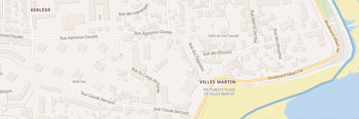 Plan du 9 Rue des Fauvettes à Saint-Nazaire