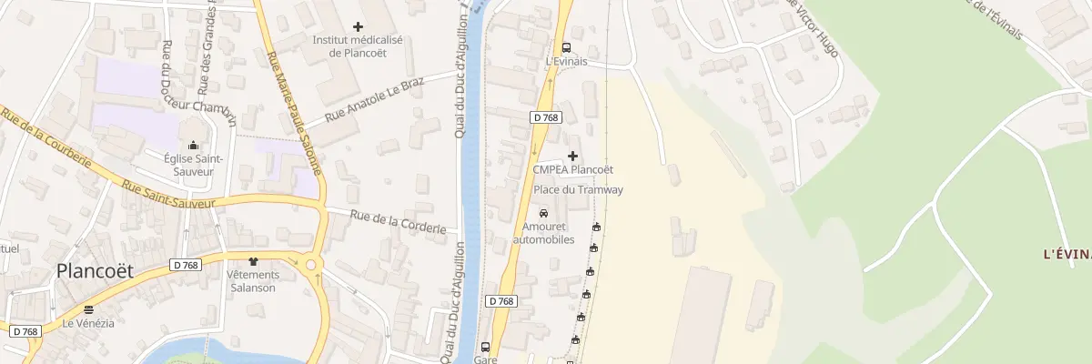 Plan du 14 Rue de Dinard à Plancoët