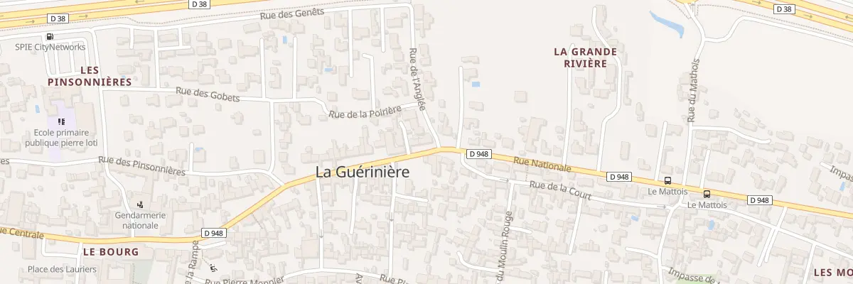 Plan du 57 Rue Nationale à La Guérinière