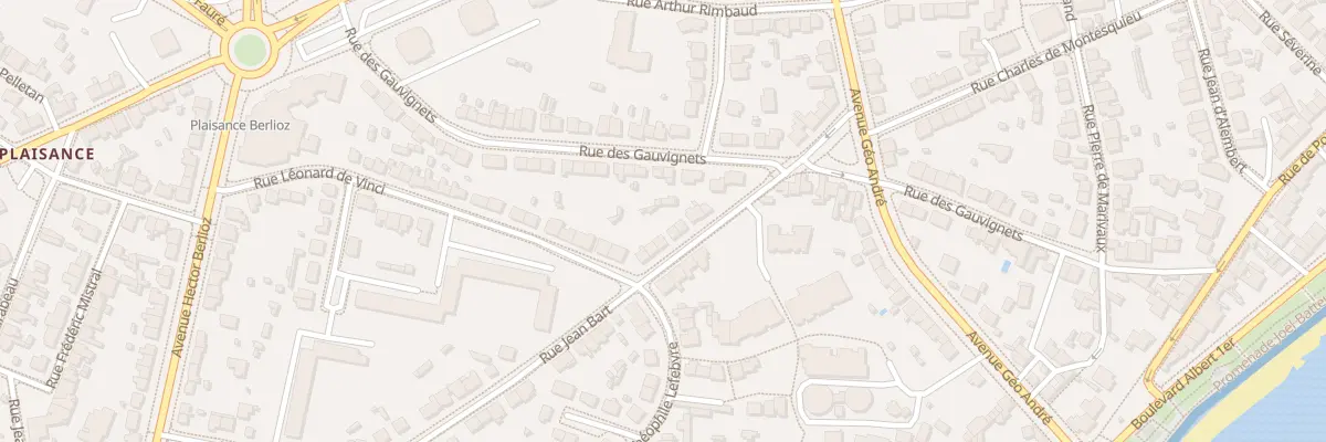 Plan du 12 Rue Jean Bart à Saint-Nazaire