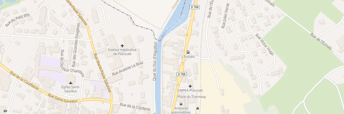 Plan du 23 Rue de Dinard à Plancoët