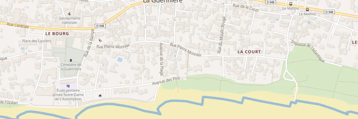 Plan du 42 Rue Pierre monnier à La Guérinière