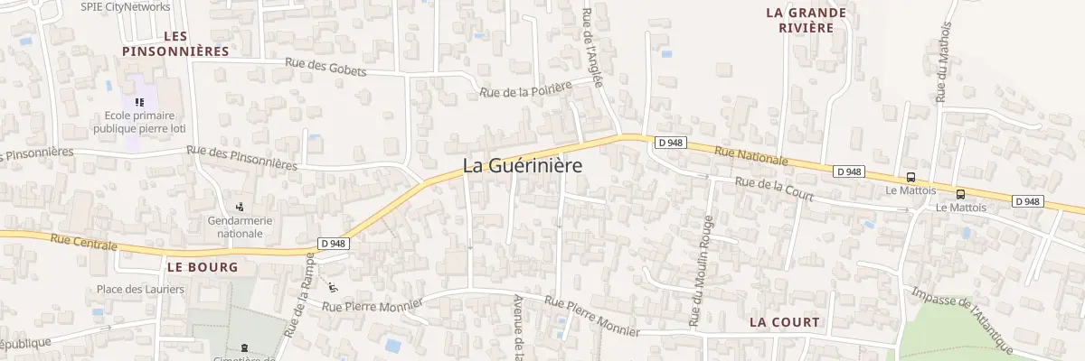 Plan du 36 Rue Nationale à La Guérinière
