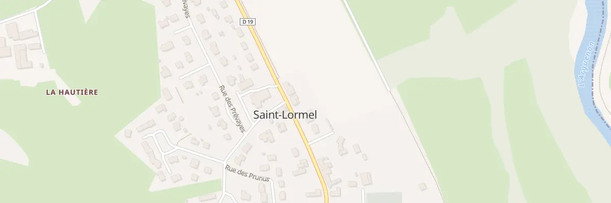 Plan du 1 Rue des Tilleuls à Saint-Lormel