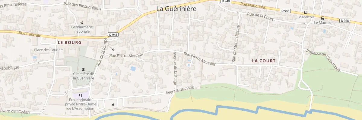 Plan du 36 Rue Pierre monnier à La Guérinière
