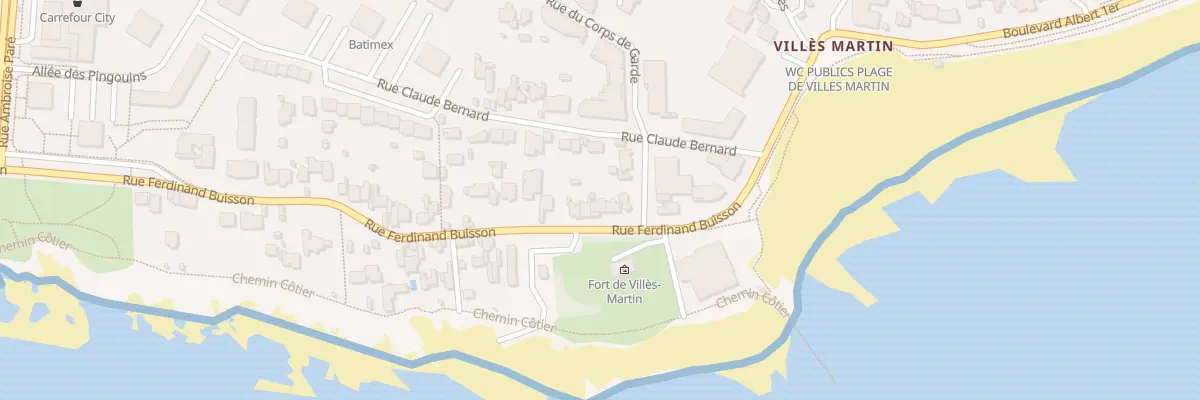 Plan du 20 Rue Ferdinand Buisson à Saint-Nazaire
