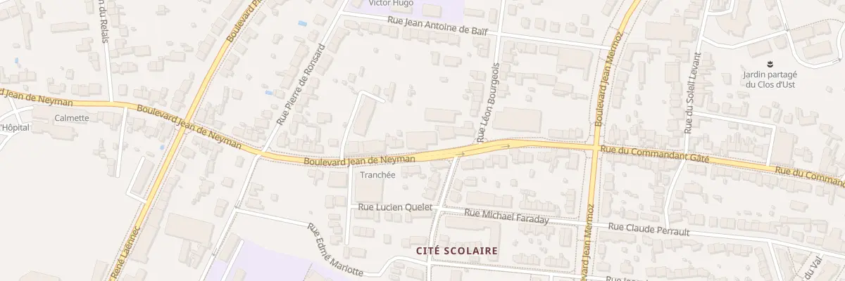 Plan du 8 Bd Jean De Neyman à Saint-Nazaire