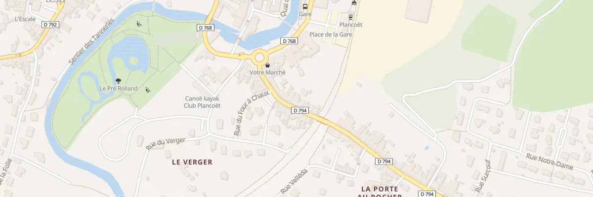Plan du 15 Rue de l’Abbaye à Plancoët