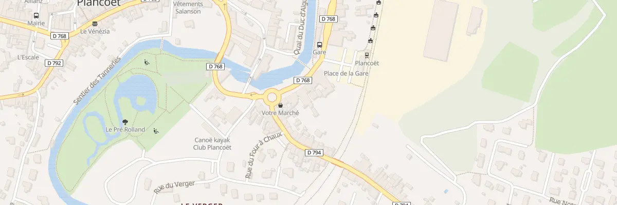 Plan du 14 Rue des Quais à Plancoët