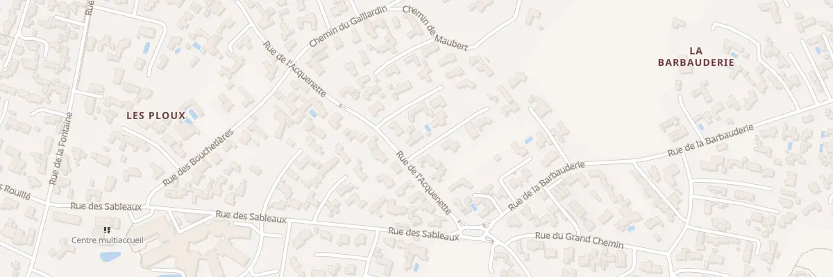 Plan du 9001A Rue de l’Acquenette à Noirmoutier-en-l’Île