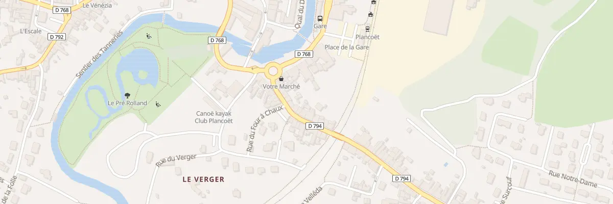 Plan du 9 Rue de l’Abbaye à Plancoët