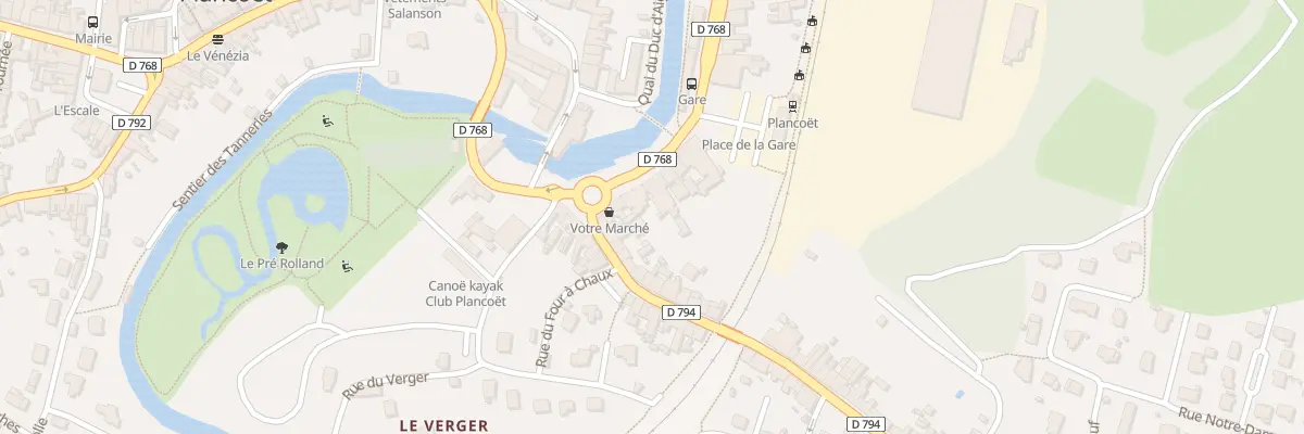 Plan du 8 Rue des Quais à Plancoët