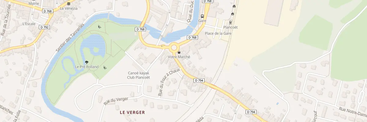 Plan du 3 Rue de l’Abbaye à Plancoët