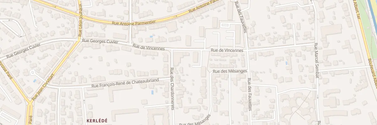 Plan du 43 Rue de Vincennes à Saint-Nazaire