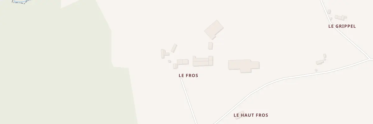 Plan du 4 Le Fros à Plumaugat