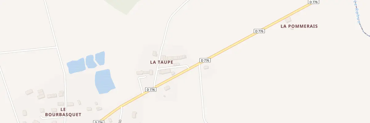 Plan du 5120 La Taupe à Réminiac