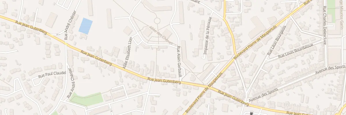 Plan du 76B Rue Jean Gutenberg à Saint-Nazaire